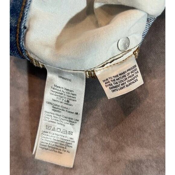 Madewell Womens The Slouchy BoyJean Size 28 Tall Blue Straight Leg Medium Wash - Picture 3 of 7